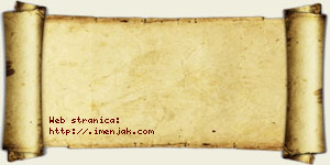 Jasmina Klepac vizit kartica